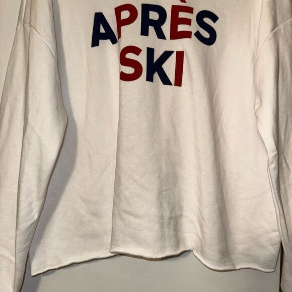 Grayson Threads Women’s White Apres Ski Graphic Crew Large NWT - Picture 2 of 11